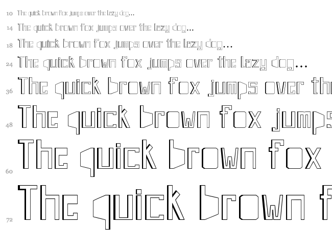 Jeviva Loca font waterfall